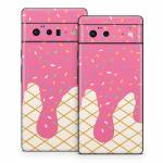 Strawberry Ice Cream Drip Google Pixel 6 Series Skin