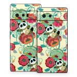 Panda Flowers Google Pixel 6 Series Skin