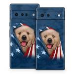 Patriotic Retriever Google Pixel 6 Series Skin