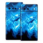 Blue Quantum Waves Google Pixel 6 Series Skin