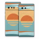 Retro Sunset Google Pixel 6 Series Skin