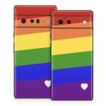 Rainbow Stripe Google Pixel 6 Series Skin