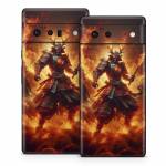 Samurai Fire Google Pixel 6 Series Skin