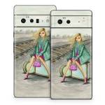Lulu Waiting by the Train Tracks Google Pixel 6 Series Skin