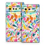 Watercolor Colorful Brushstrokes Google Pixel 6 Series Skin