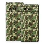 Woodland Camo Google Pixel 6 Series Skin