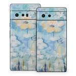 White & Blue Google Pixel 6 Series Skin