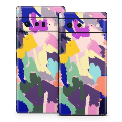 Abstract Scratches Google Pixel 6 Series Skin
