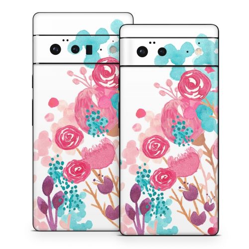 Blush Blossoms Google Pixel 6 Series Skin
