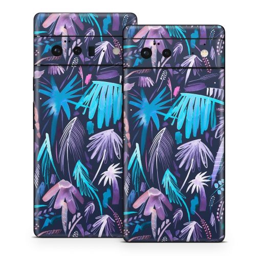 Brushstroke Palms Google Pixel 6 Series Skin