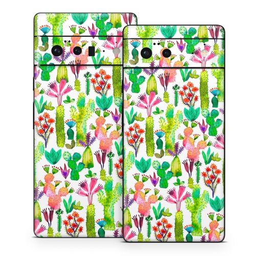 Cacti Garden Google Pixel 6 Series Skin