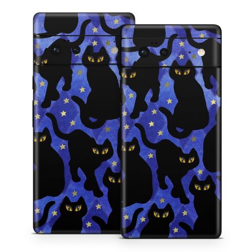 Cat Silhouettes Google Pixel 6 Series Skin