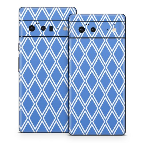 Blue Checks Google Pixel 6 Series Skin
