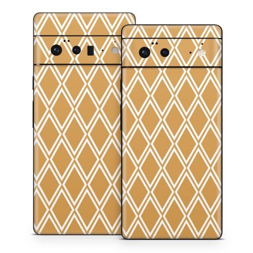 Orange Checks Google Pixel 6 Series Skin
