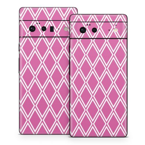 Pink Checks Google Pixel 6 Series Skin