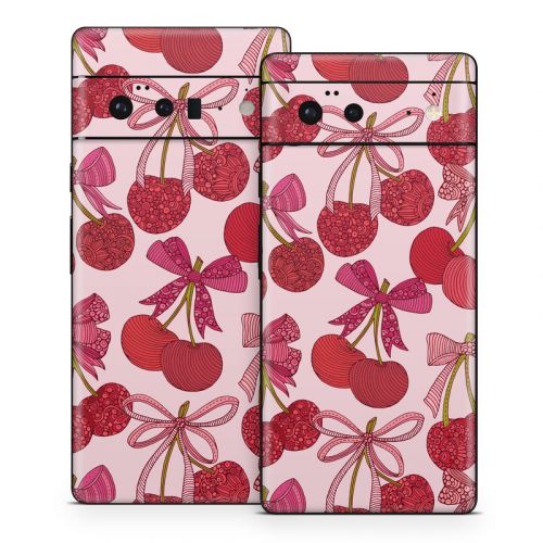 Cherry with Bows Google Pixel 6 Series Skin