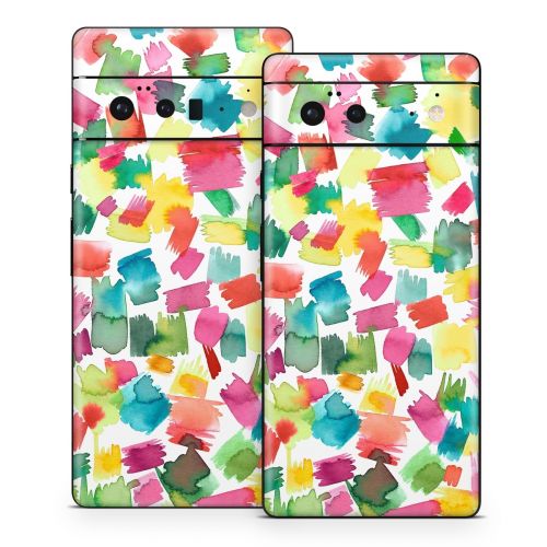 Colorful Strokes Google Pixel 6 Series Skin