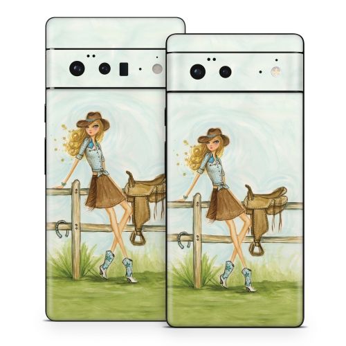 Cowgirl Glam Google Pixel 6 Series Skin