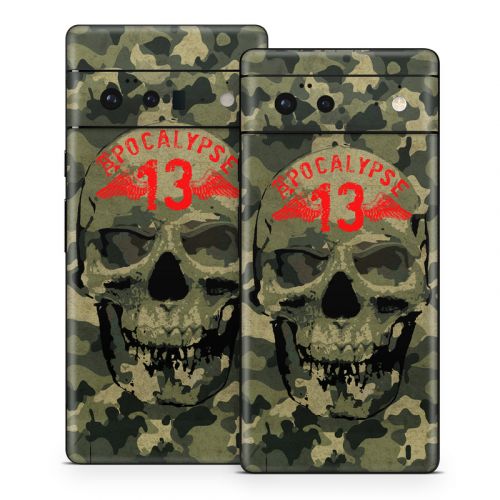 Camo Skull Google Pixel 6 Series Skin