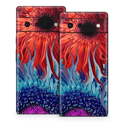 Deep Water Daisy Dance Google Pixel 6 Series Skin
