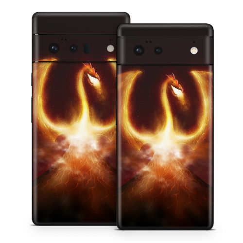 Fire Dragon Google Pixel 6 Series Skin