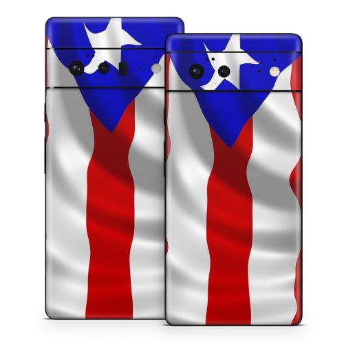 Puerto Rican Flag Google Pixel 6 Series Skin