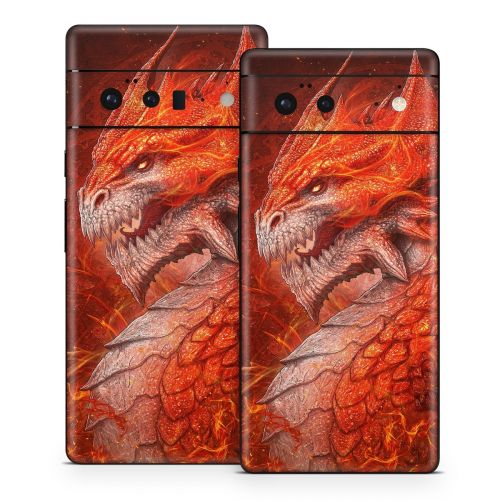 Flame Dragon Google Pixel 6 Series Skin