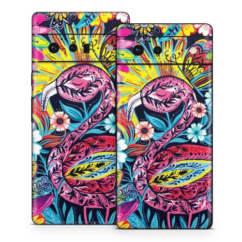 Flashy Flamingo Google Pixel 6 Series Skin