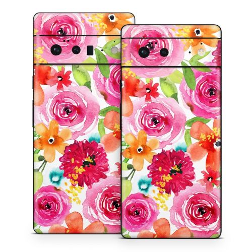 Floral Pop Google Pixel 6 Series Skin