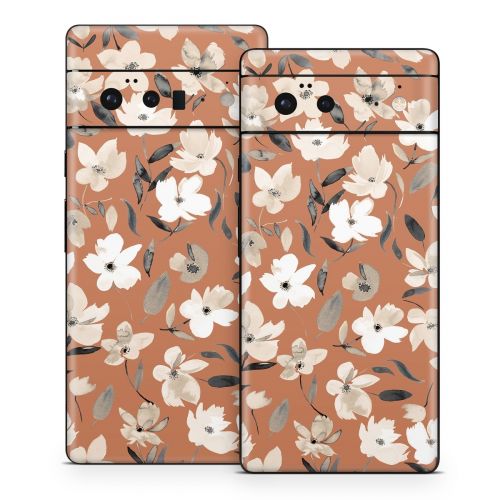 Fresh Flowers Copper Google Pixel 6 Series Skin