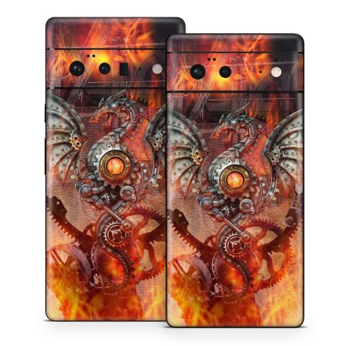 Furnace Dragon Google Pixel 6 Series Skin