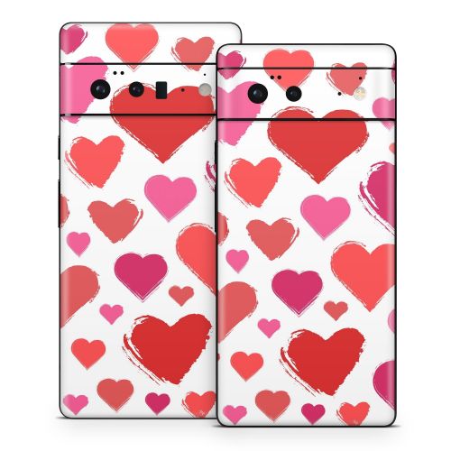 Hearts Google Pixel 6 Series Skin