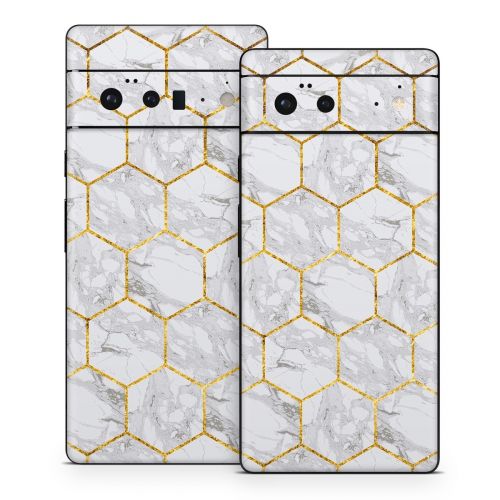 Honey Marble Google Pixel 6 Series Skin