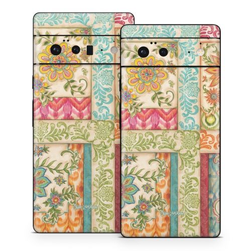 Ikat Floral Google Pixel 6 Series Skin