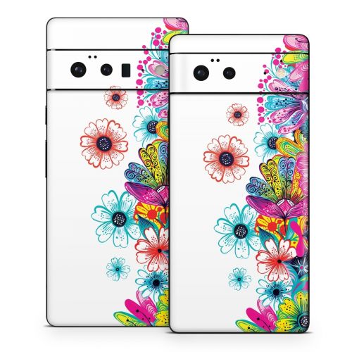 Intense Flowers Google Pixel 6 Series Skin