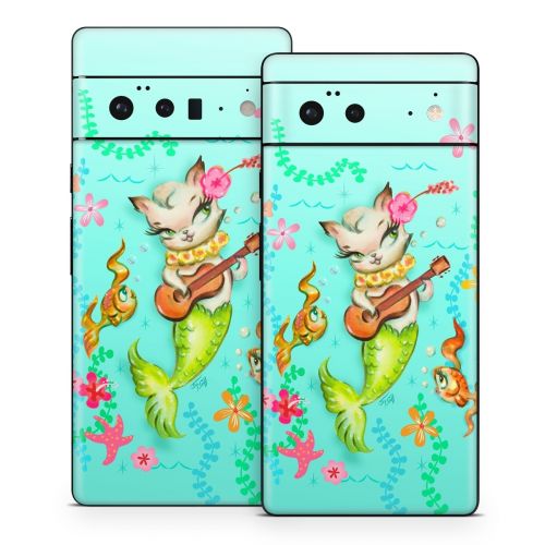 Merkitten with Ukelele Google Pixel 6 Series Skin