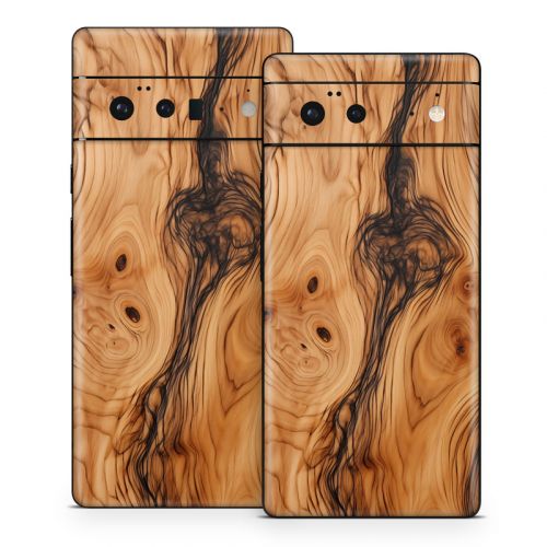 Olive Wood Google Pixel 6 Series Skin