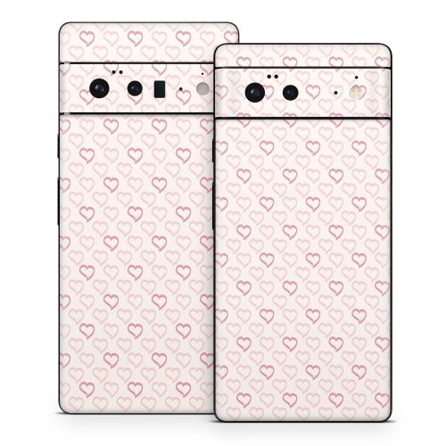 Patterned Hearts Google Pixel 6 Series Skin