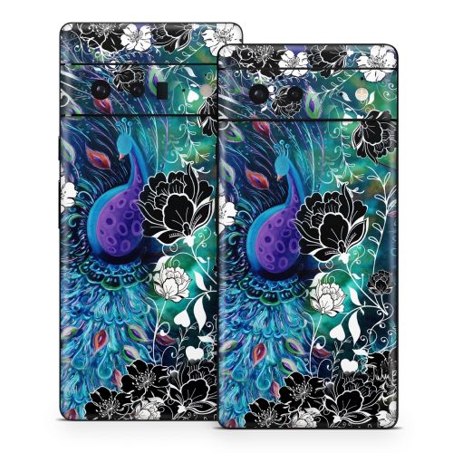 Peacock Garden Google Pixel 6 Series Skin