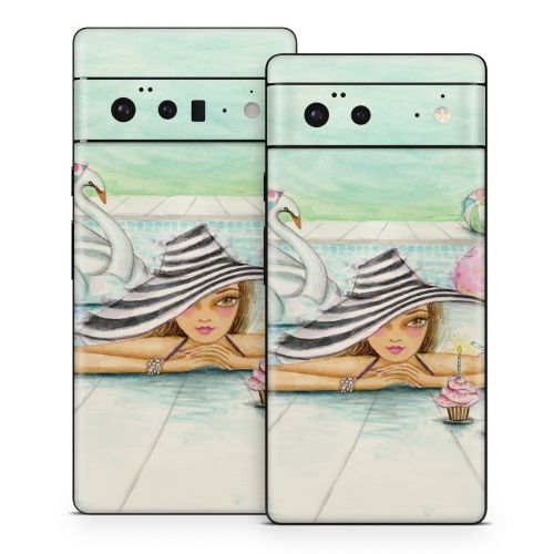 Delphine at the Pool Party Google Pixel 6 Series Skin