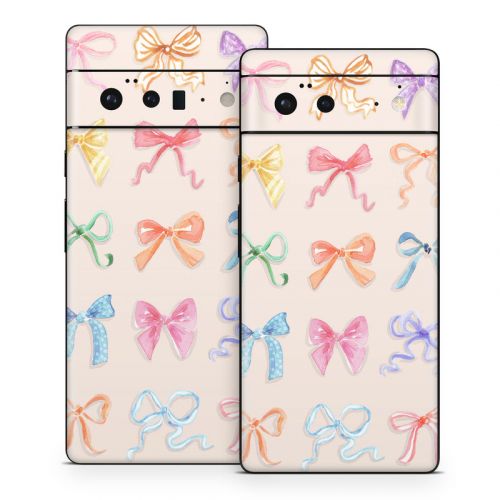 Rainbow Bows Google Pixel 6 Series Skin