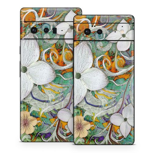 Sangria Flora Google Pixel 6 Series Skin