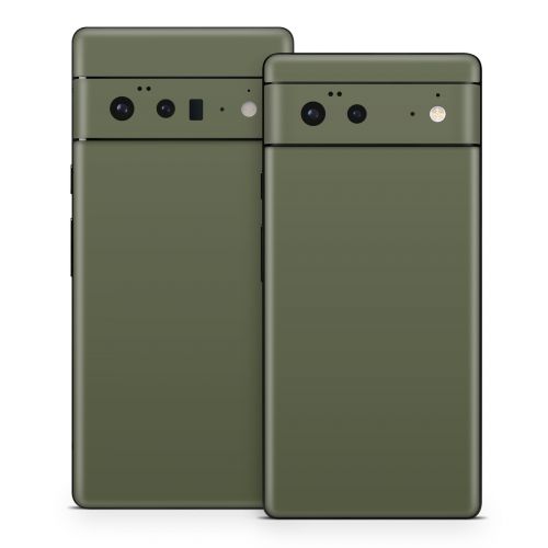 Solid State Olive Drab Google Pixel 6 Series Skin
