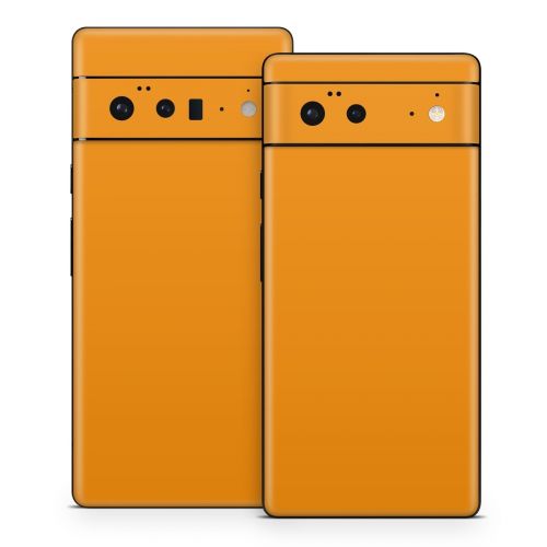 Solid State Orange Google Pixel 6 Series Skin