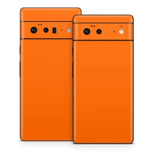 Solid State Pumpkin Google Pixel 6 Series Skin