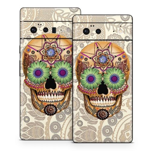 Sugar Skull Bone Google Pixel 6 Series Skin