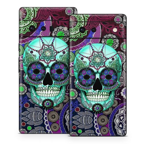 Sugar Skull Sombrero Google Pixel 6 Series Skin