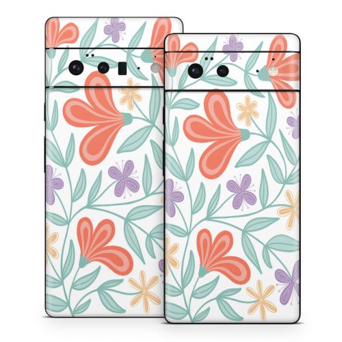 Summer Blooms Google Pixel 6 Series Skin