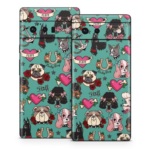 Tattoo Dogs Google Pixel 6 Series Skin