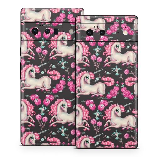 Unicorns and Roses Google Pixel 6 Series Skin